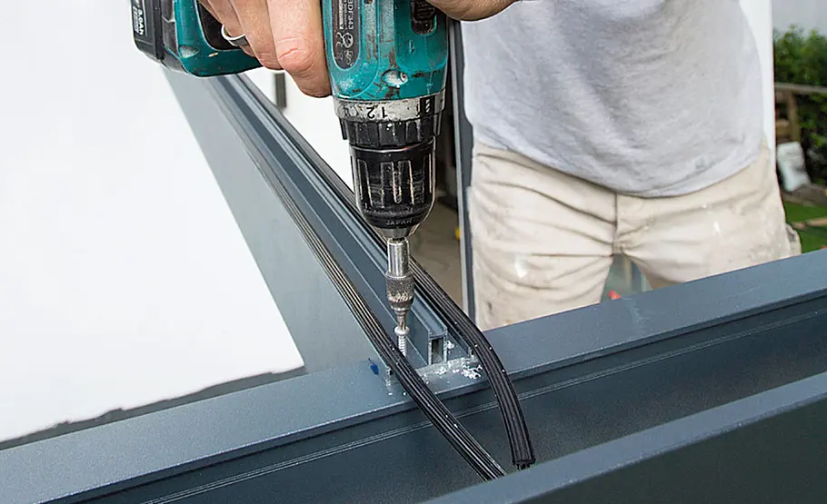 Terrassendach aus Aluminium selber bauen