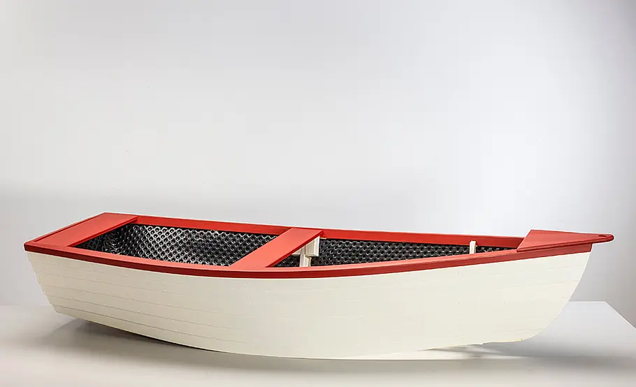 Hochbeet-Boot bauen