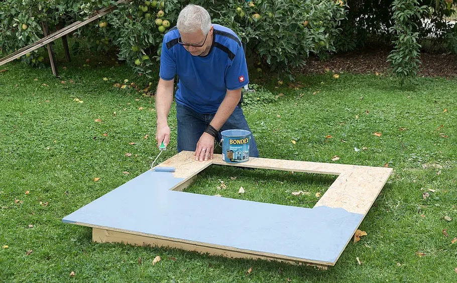 Montage der Wände