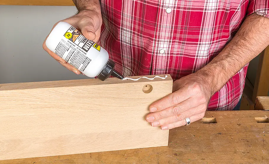 Leseleuchte mit Ablage selber bauen