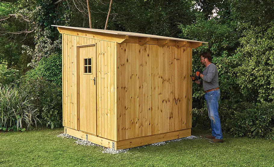Gartenhaus aus Holz bauen