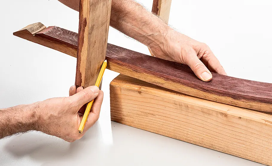Stuhl aus Weinfass bauen