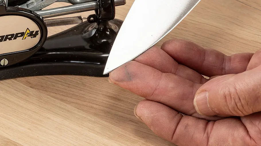 Erkennbarer Materialabtrag