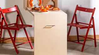 Tisch zum Klappen selber bauen - Foto: sidm / MMM Tisch zum Klappen selber bauen - Foto: sidm / MMM