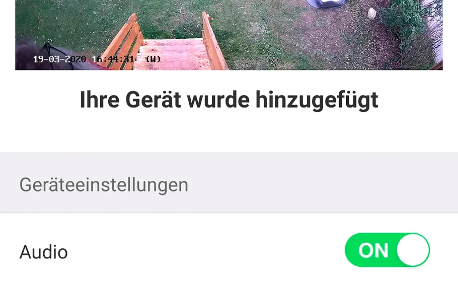 Netzwerkkamera anschließen