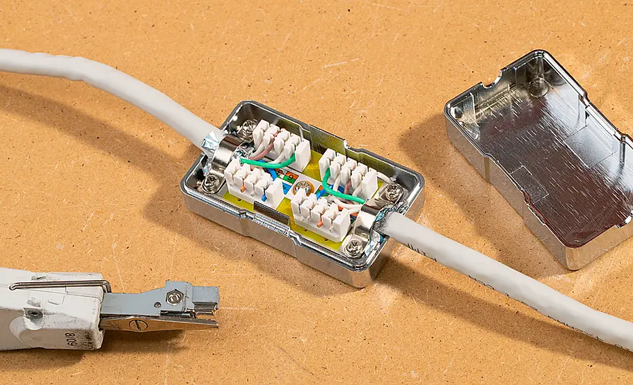 Defekte Leitung reparieren