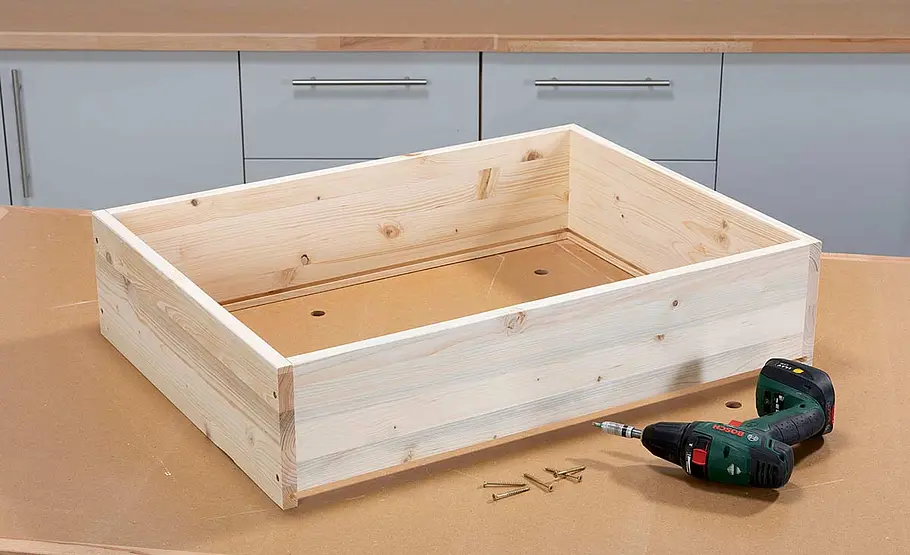 Schrank für unter die Treppe bauen