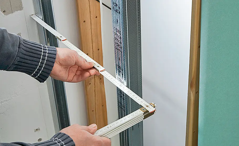 Trennwand mit Leichtbauplatten