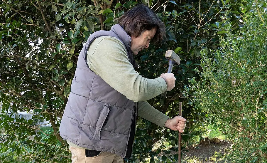 Gartenlampen installieren