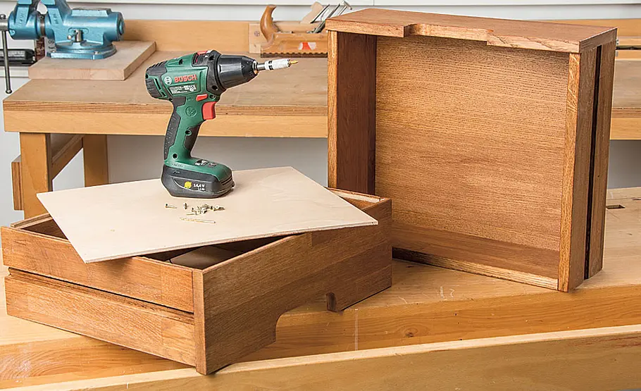 Hochwertigen Nachtschrank selber bauen