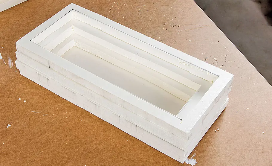 Leichten Pflanzkasten in Beton-Optik selber bauen
