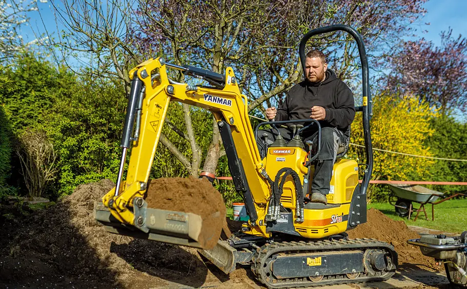 Regenwassertank im Garten vergraben
