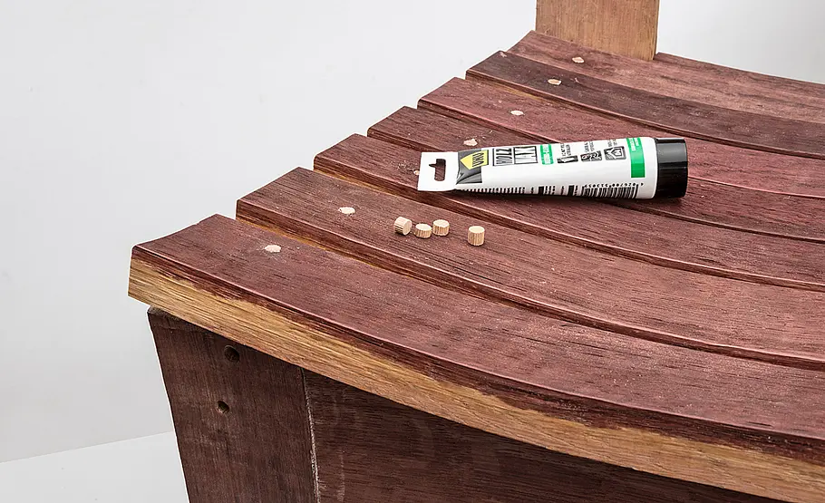 Stuhl aus Weinfass bauen