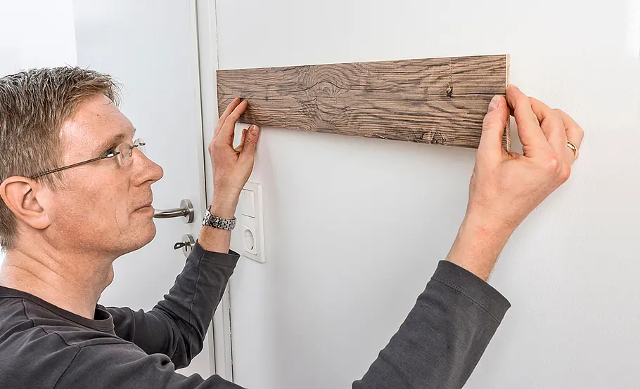 Wand mit Echtholz verkleiden