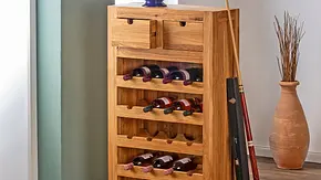 Weinflaschenregal selbst bauen - Foto: sidm / MMM Weinflaschenregal selbst bauen - Foto: sidm / MMM