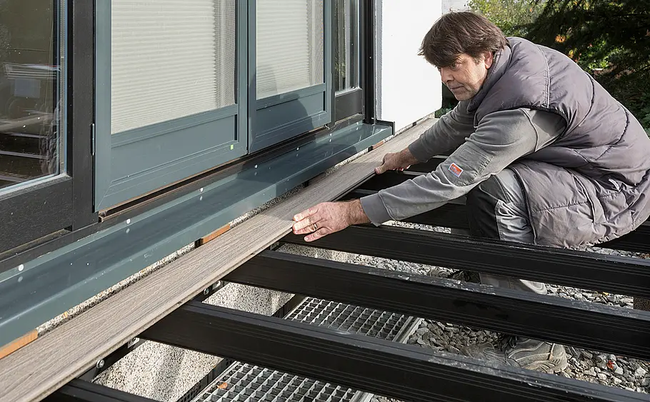 Terrassenbelag: WPC-Dielen selbst verlegen