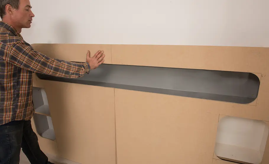 Betthaupt mit Stauraum selber bauen
