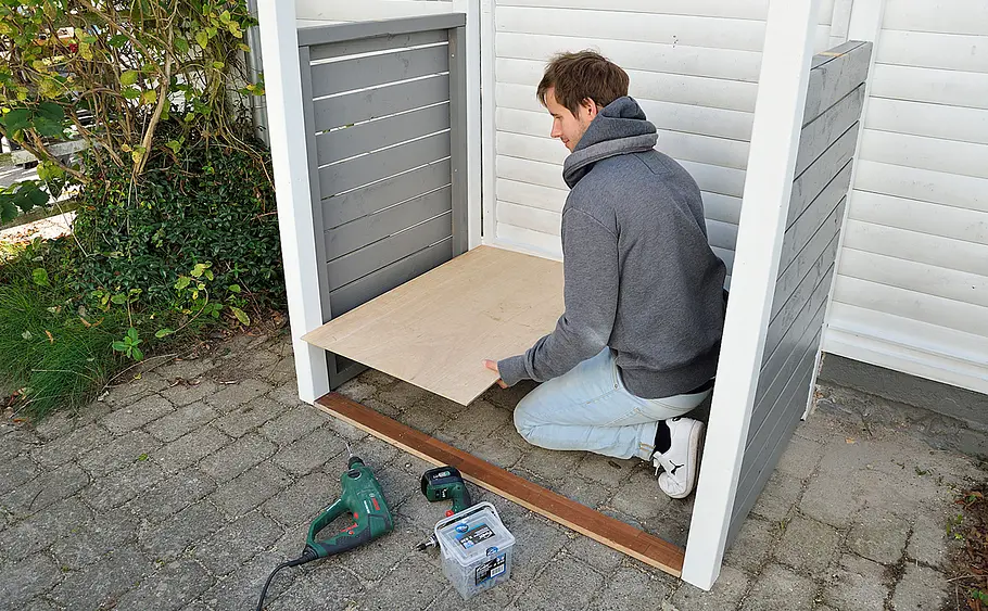 Mülltonnenverkleidung selbst bauen