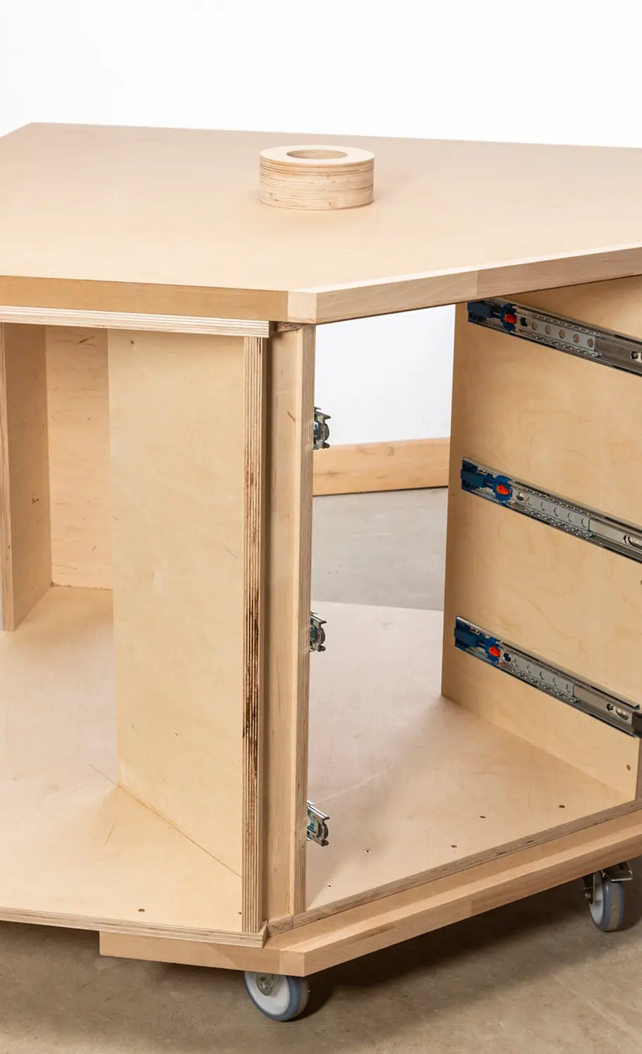 Werkstattschrank mit Maschinenrondell bauen