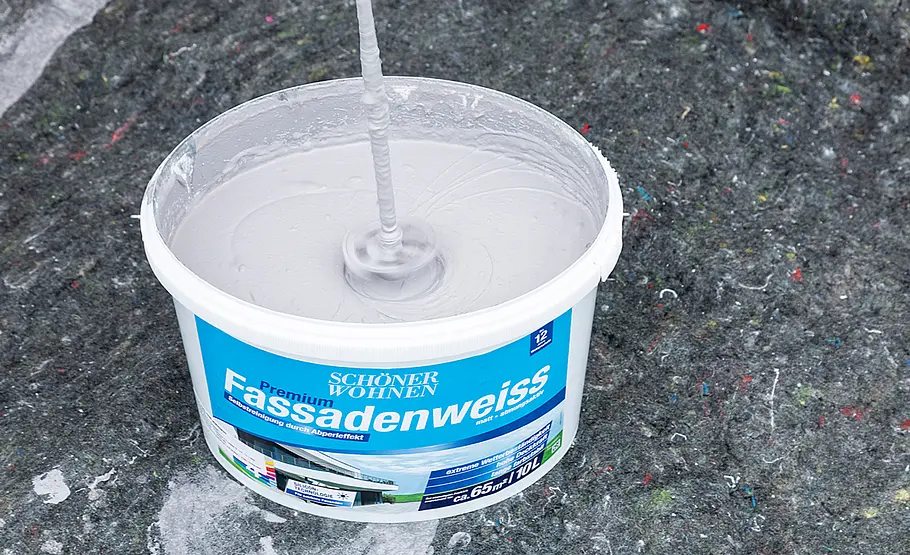 Fassadenanstrich selber machen