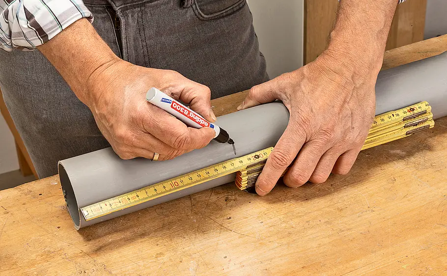 Leuchte aus Kreativbeton basteln