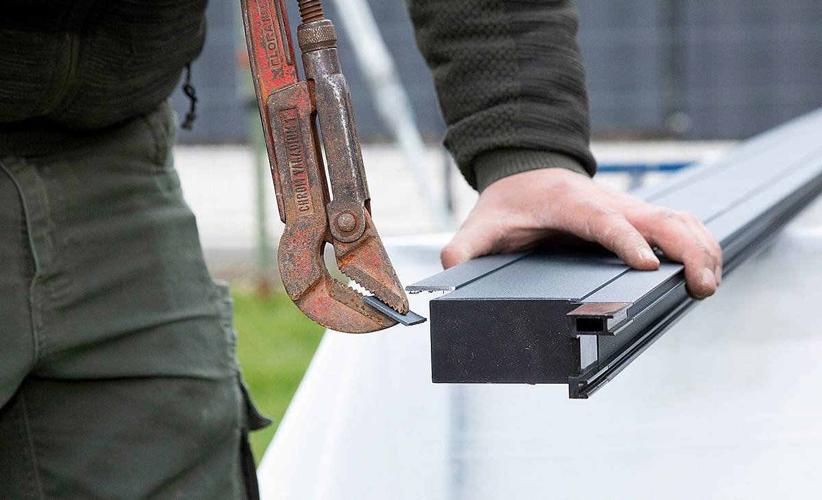 Freistehende Terrassenüberdachung bauen selber bauen