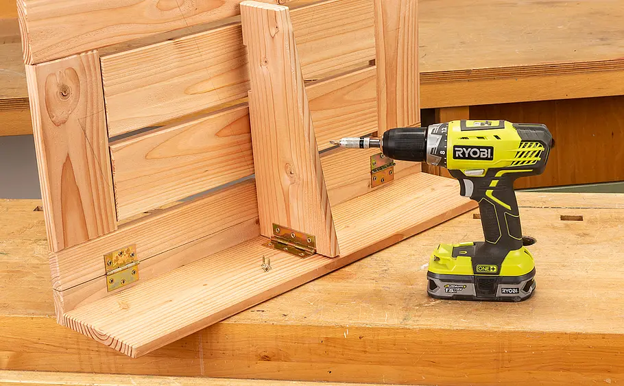 Klapptisch für Balkongeländer bauen