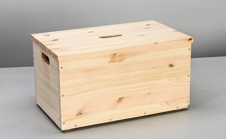 Holzkiste zum Stapeln selber bauen