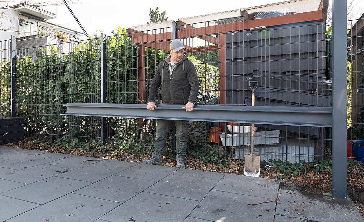 Freistehende Terrassenüberdachung bauen selber bauen