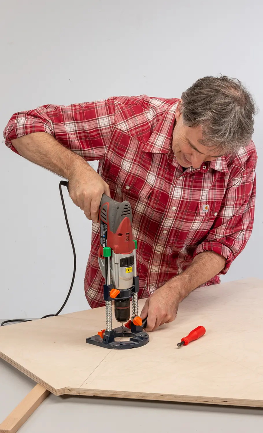 Werkstattschrank mit Maschinenrondell bauen