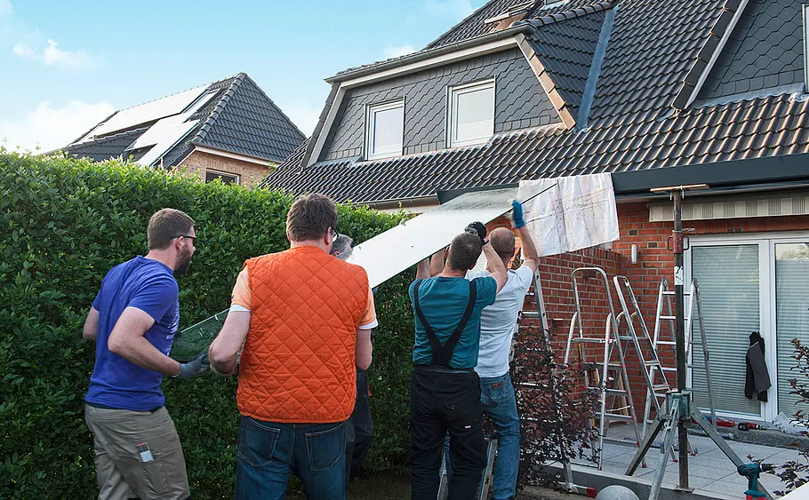 Überdachte Terrasse aus Alu bauen