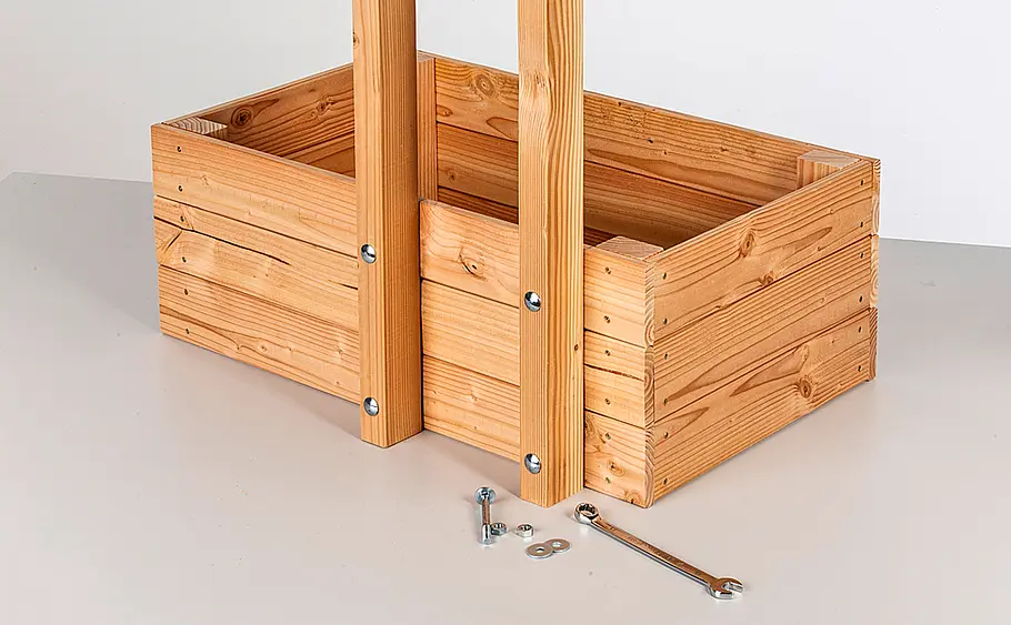 Wasserkasten für Matschküche bauen Wasserkasten für Matschküche bauen