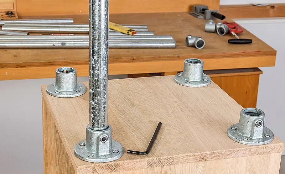 Rollbaren Kaminholzständer selber bauen