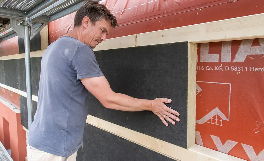 Fassade verkleiden mit Holz