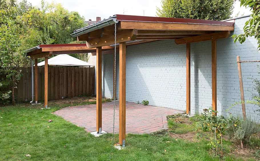 Terrassenüberdachung bauen