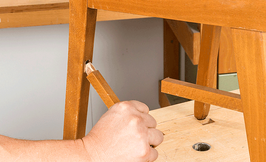 Alte Stühle bearbeiten