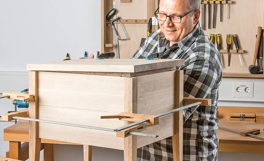 Hochwertigen Nachtschrank selber bauen