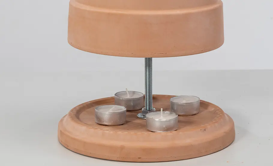 Teelichtheizung selber bauen