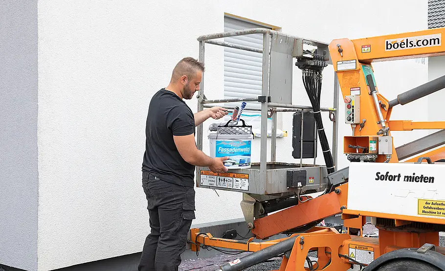 Fassadenanstrich selber machen
