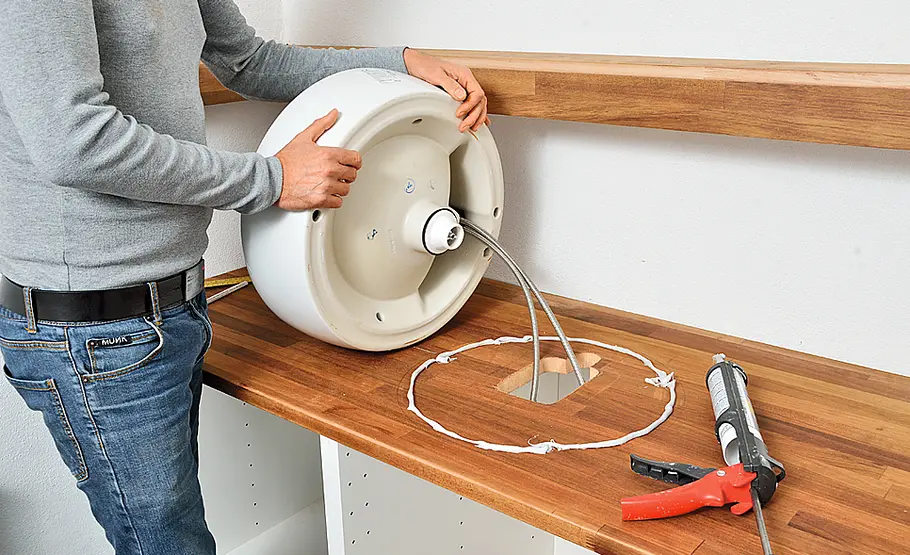 Waschbeckenunterschrank bauen