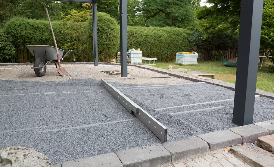 Terrassenüberdachung aus Alu und Glas bauen