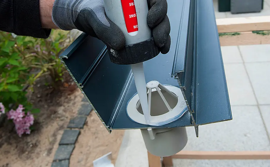 Überdachte Terrasse aus Alu bauen