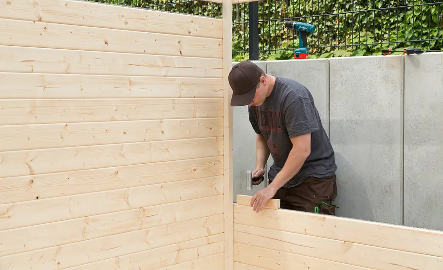 Gartenhaus mit Flachdach selbst bauen
