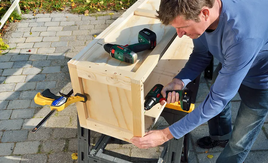Mobile Sichtschutz-Markise für Terrasse und Balkon bauen
