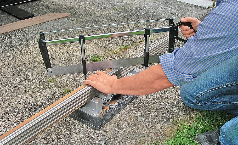 Hochterrasse: Beplankung & Treppenbau