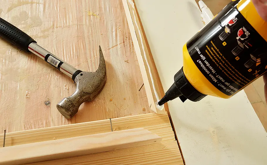 Türe mit Glaseinsatz bauen