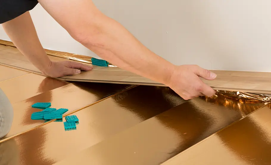 Laminat in Holzoptik selbst verlegen