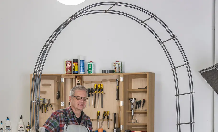 Rosenbogen aus Metall selbst schweißen