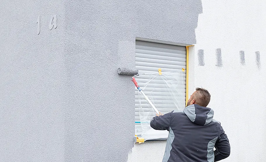 Fassadenanstrich selber machen