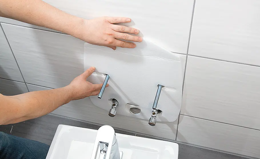 Wandhängendes Bidet montieren
